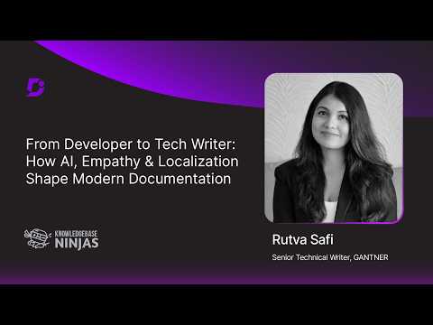 Rutva Safi on the Document360 podcast